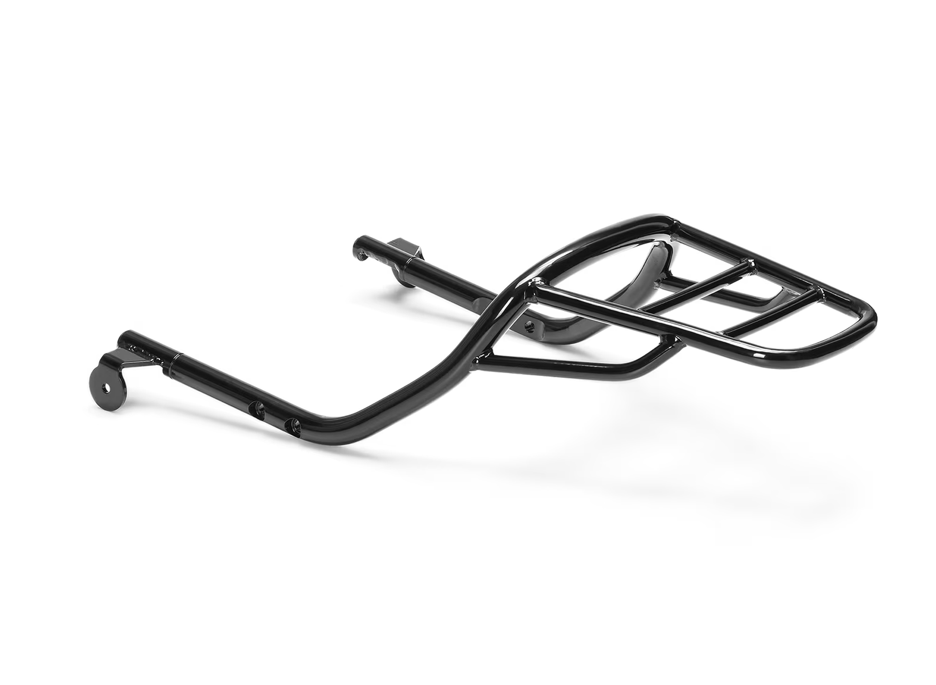 Luggage carrier, black for Moto Guzzi V9 Bobber