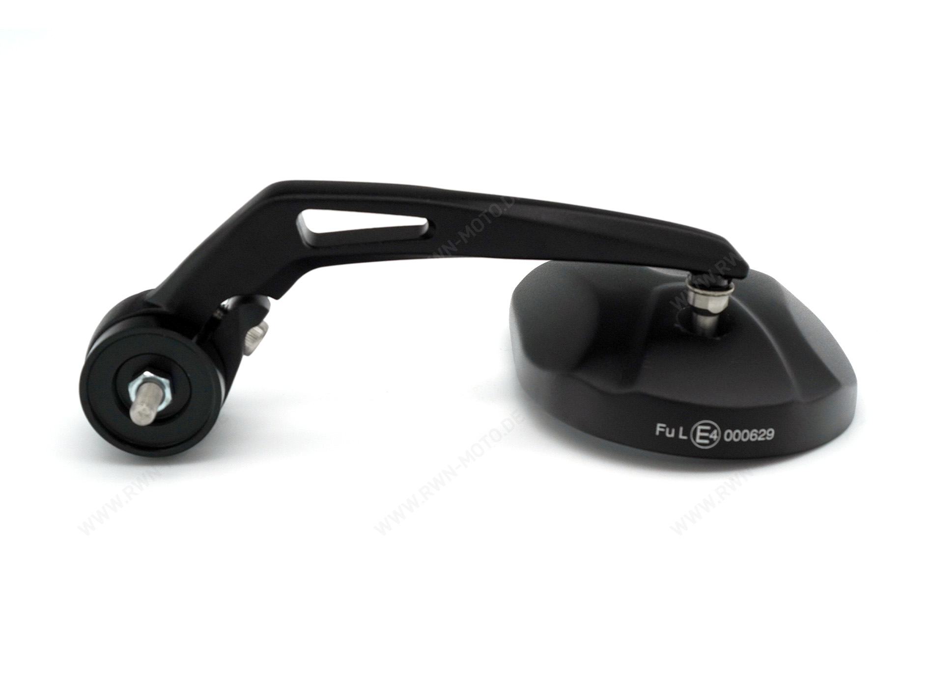 Handlebar end mirror, black for Moto Guzzi V7 850 2021-