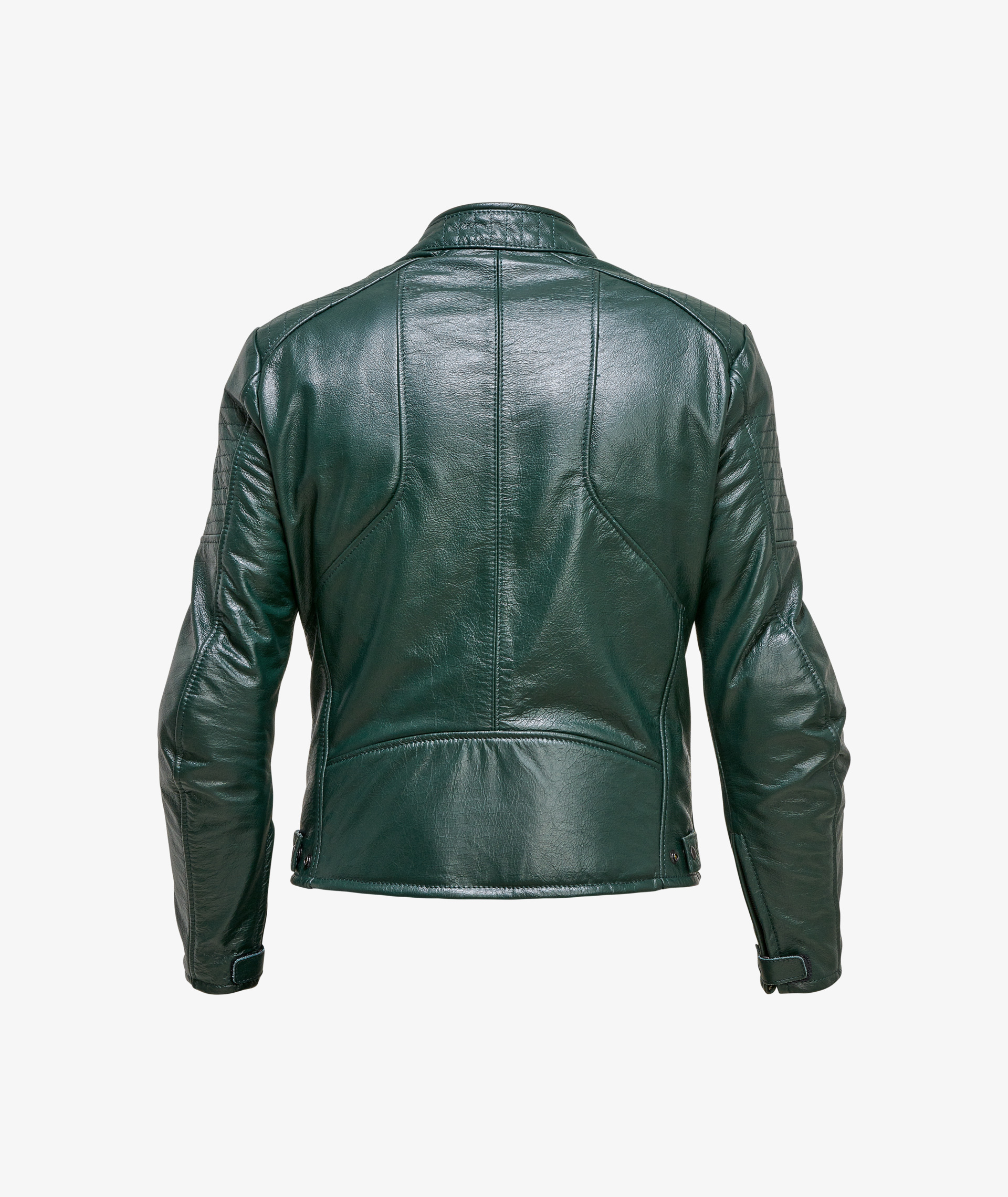 Moto Guzzi leather jacket green incl. protectors