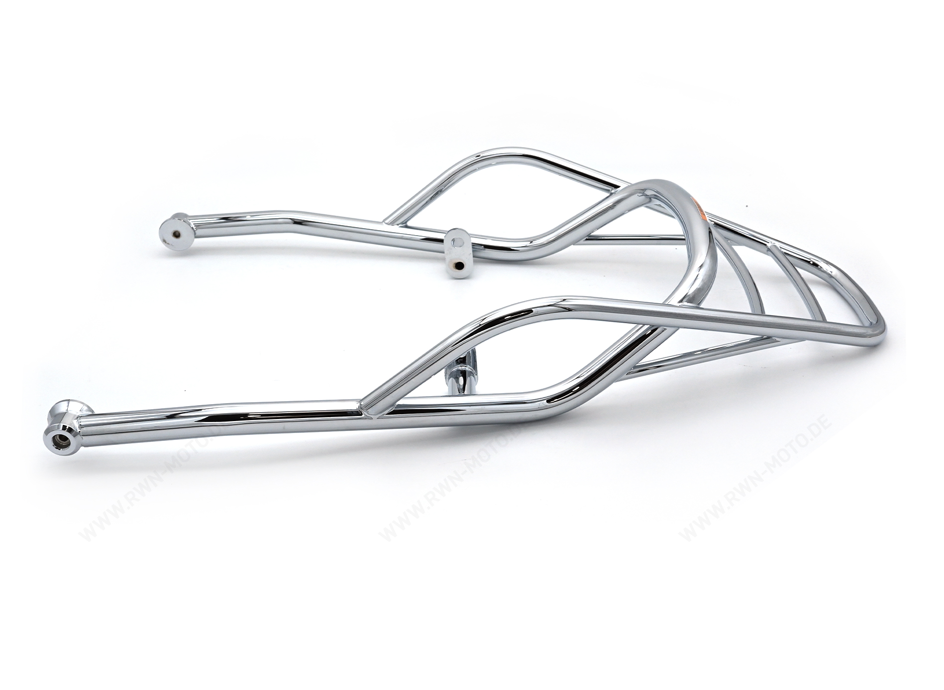 Rear luggage rack, chrome, rigid for Moto Guzzi V7 850 2021-