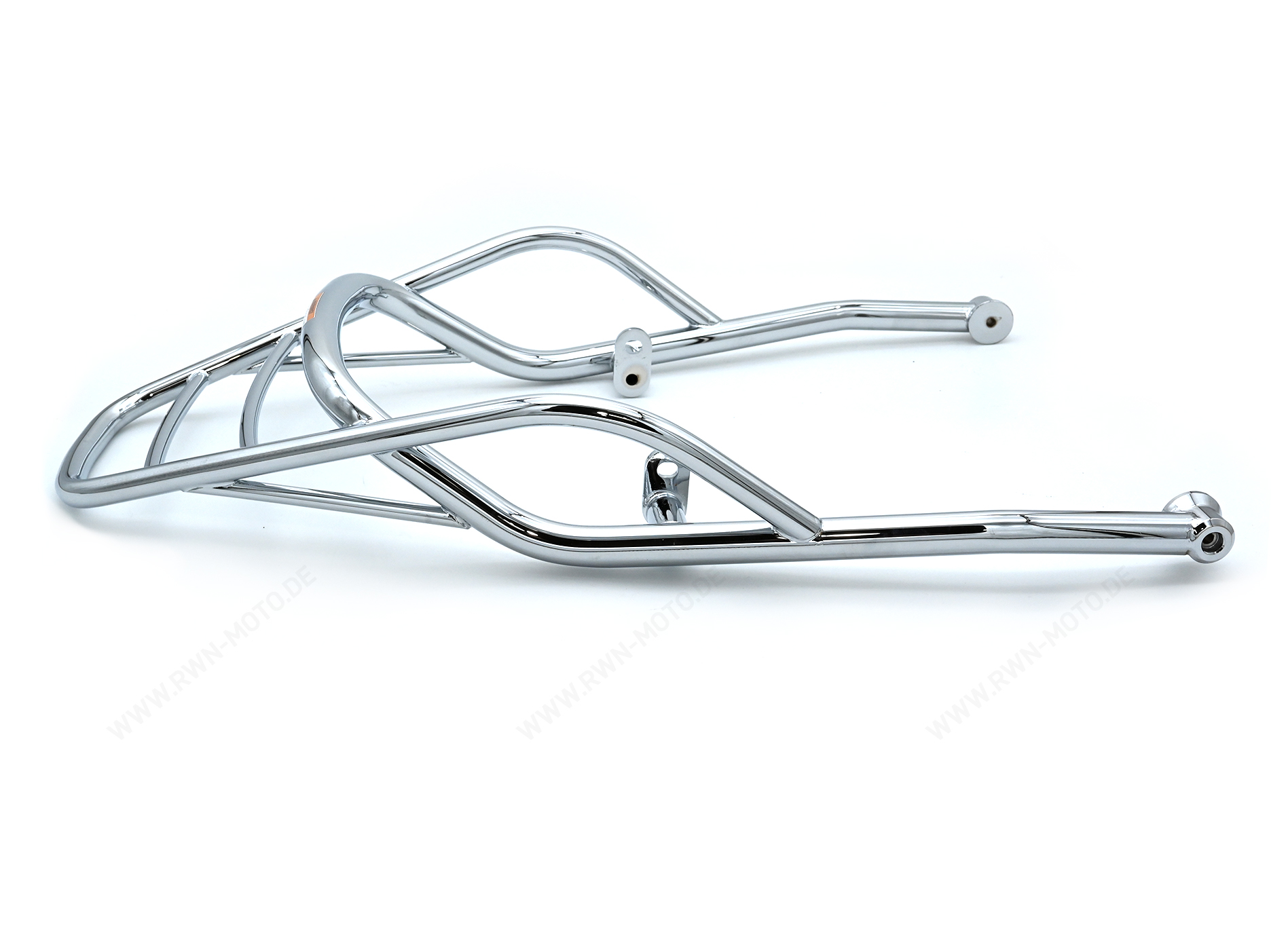 Rear luggage rack, chrome, rigid for Moto Guzzi V7 850 2021-