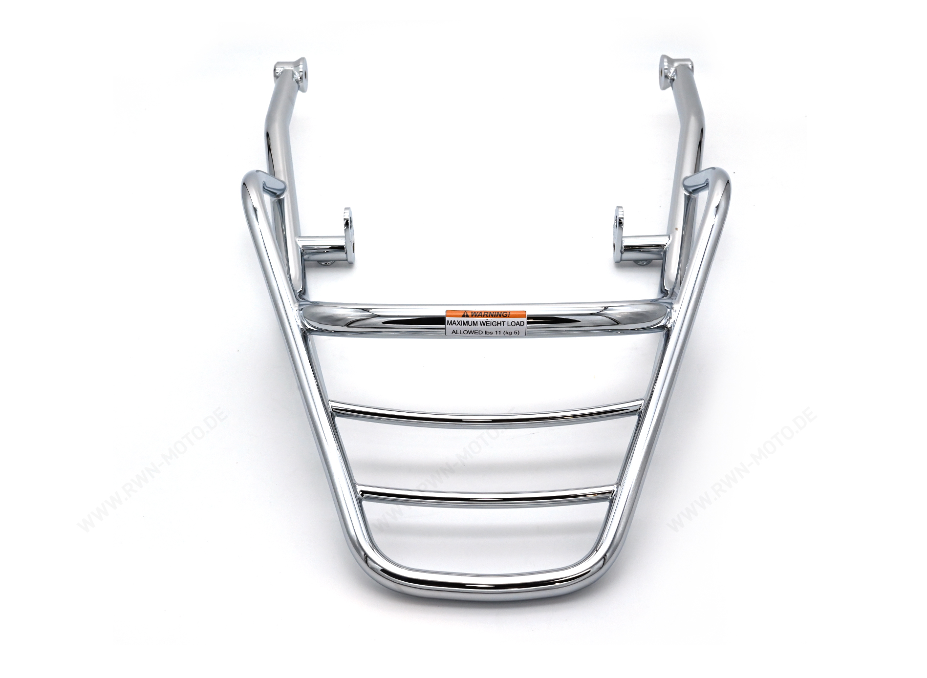 Rear luggage rack, chrome, rigid for Moto Guzzi V7 850 2021-