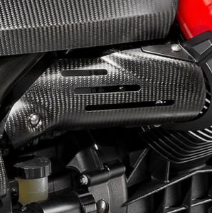 Original cover for injectors, carbon for Moto Guzzi MGX 21/ Audace