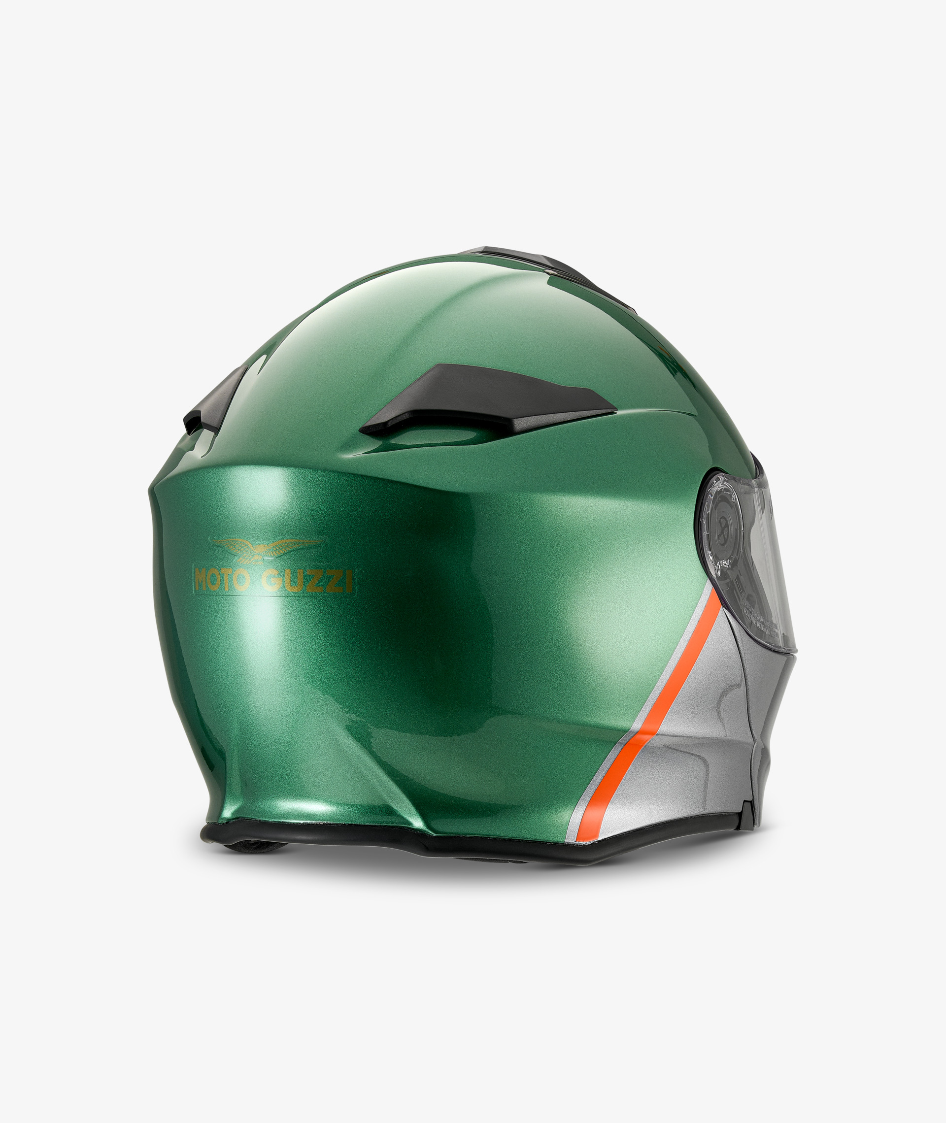Moto Guzzi helmet "Modular BT" green with Bluetooth