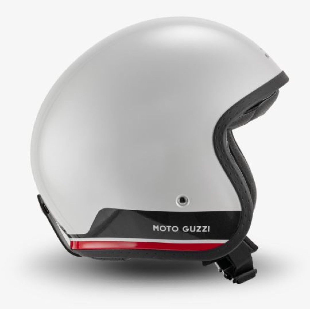 Moto Guzzi jet helmet Contrail white