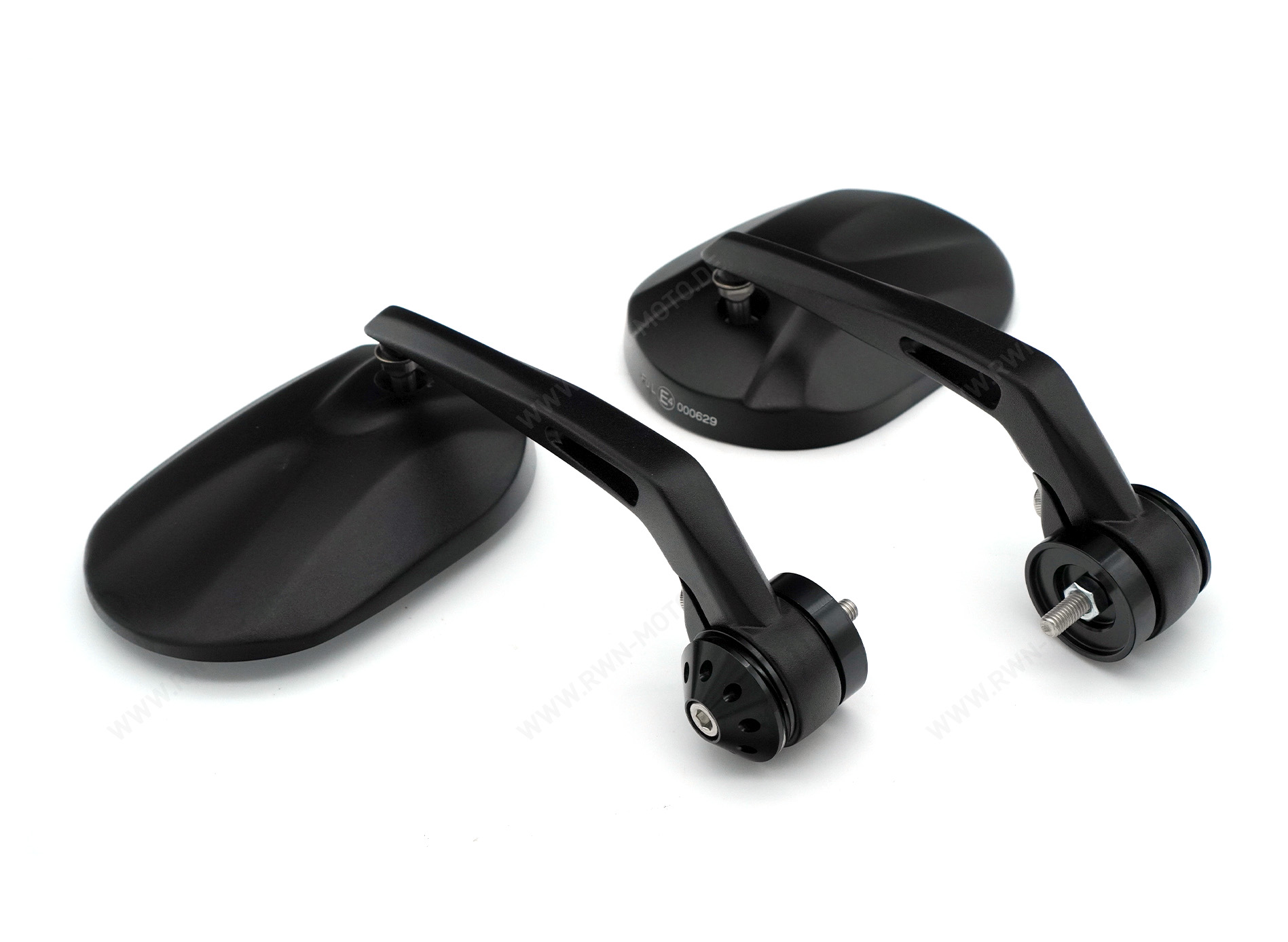 Handlebar end mirror, black for Moto Guzzi V7 850 2021-