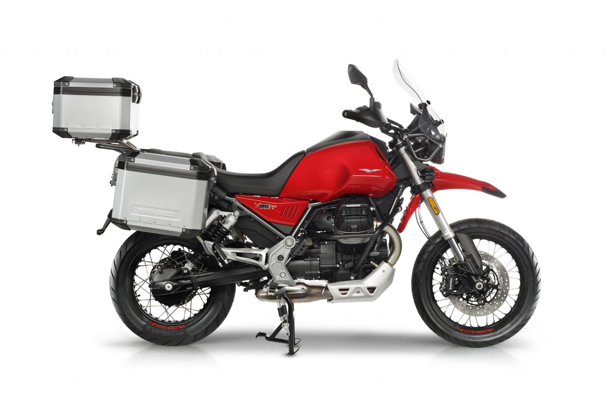 Original aluminum top case Moto Guzzi V85 TT