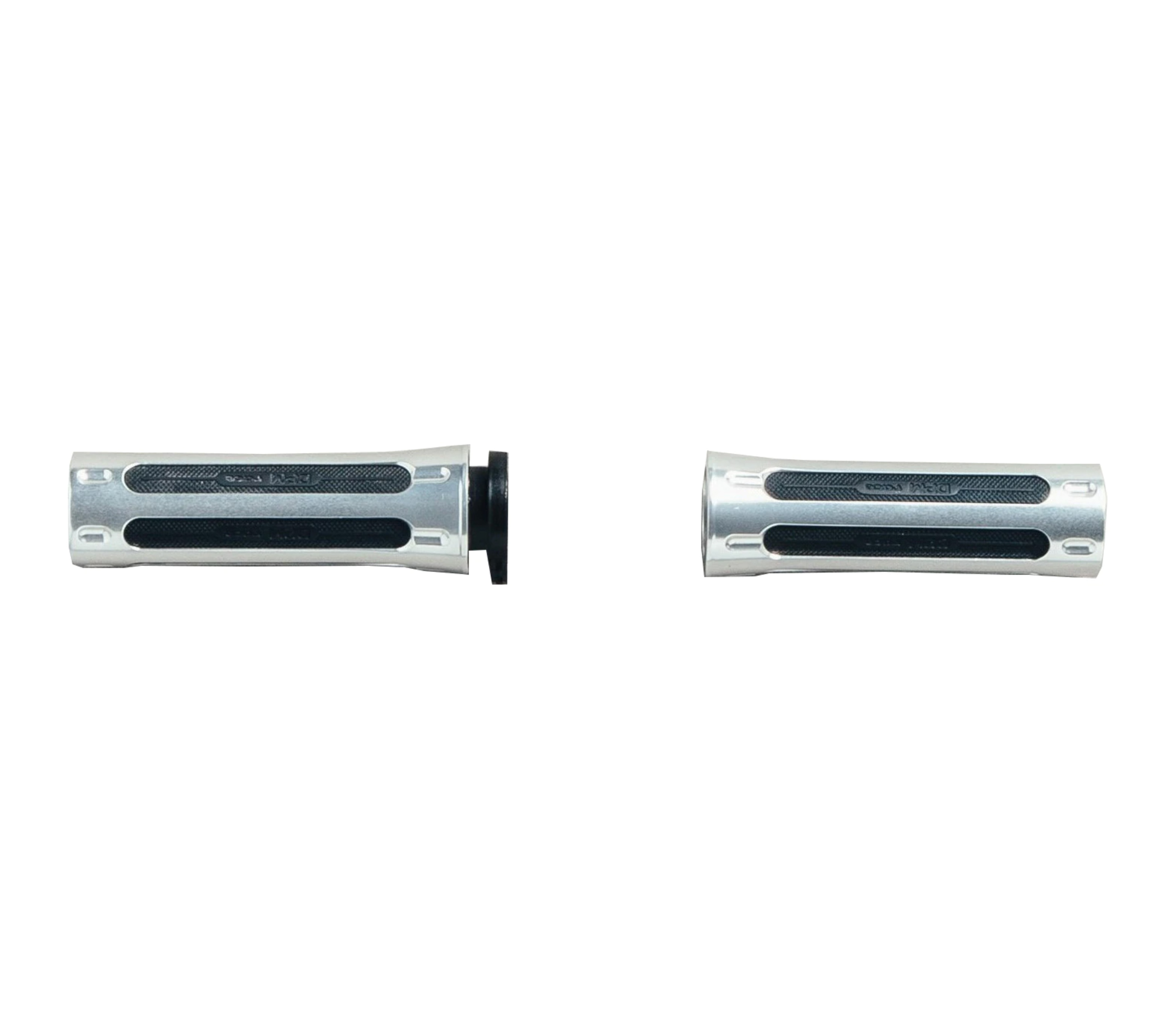 Grip rubber set, aluminum Moto Guzzi for V9 Roamer / Bobber