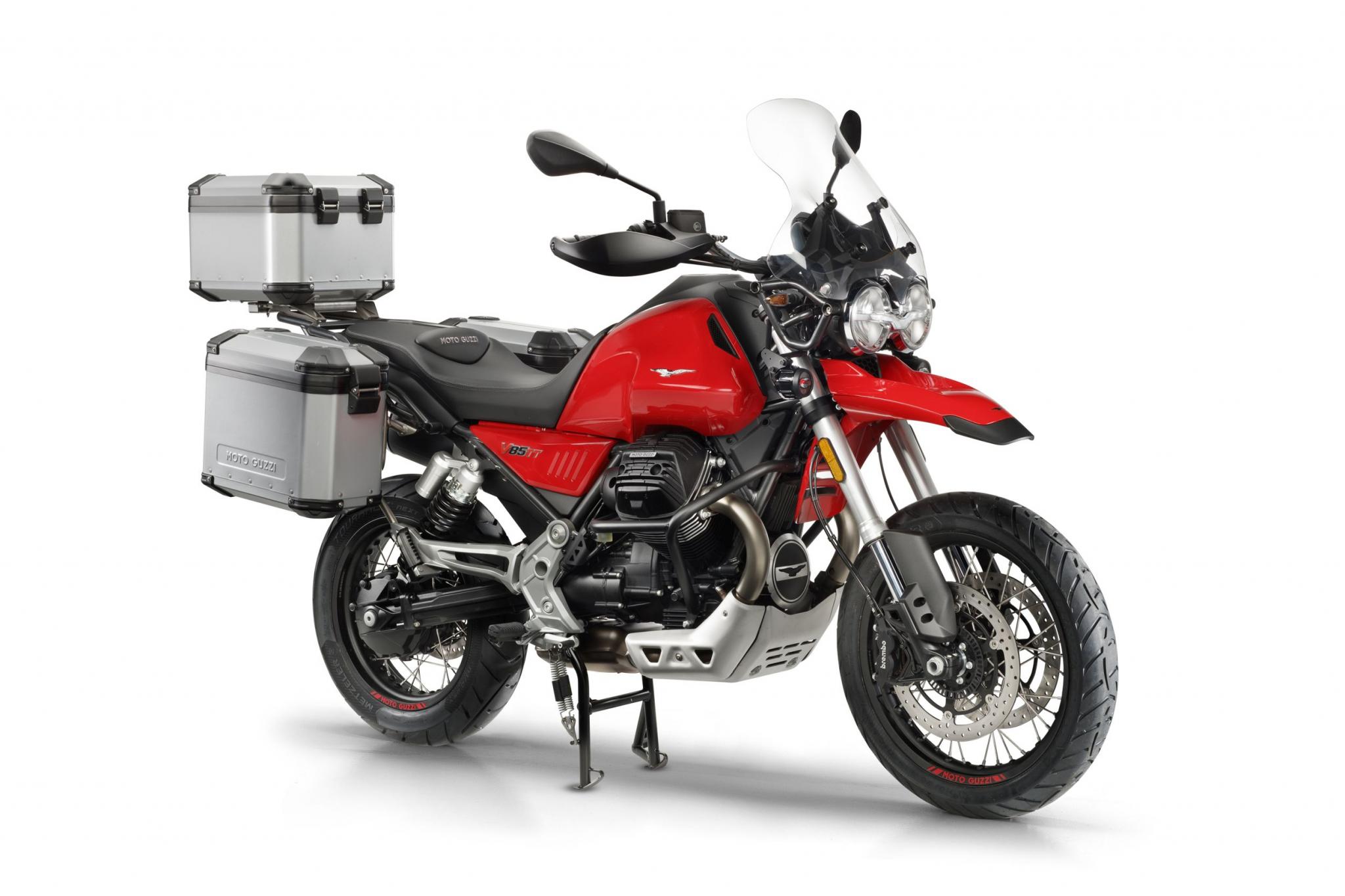 Original aluminum top case Moto Guzzi V85 TT