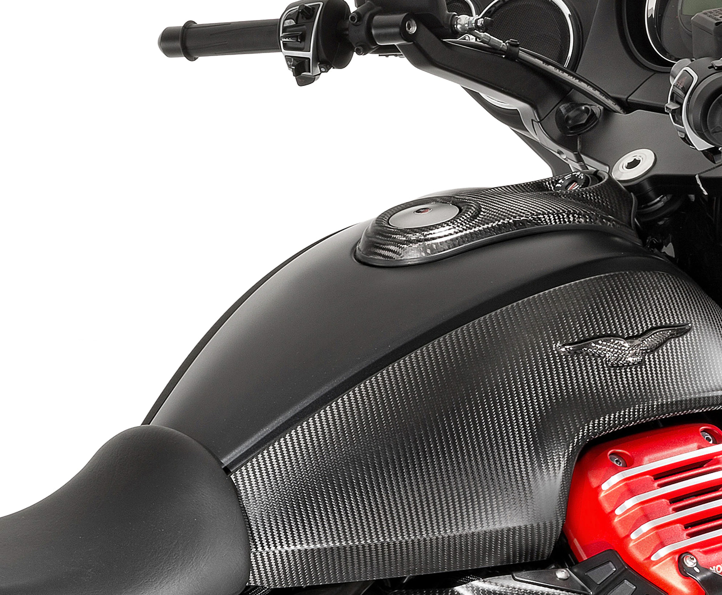 Carbon tank cover for Moto Guzzi MGX 21