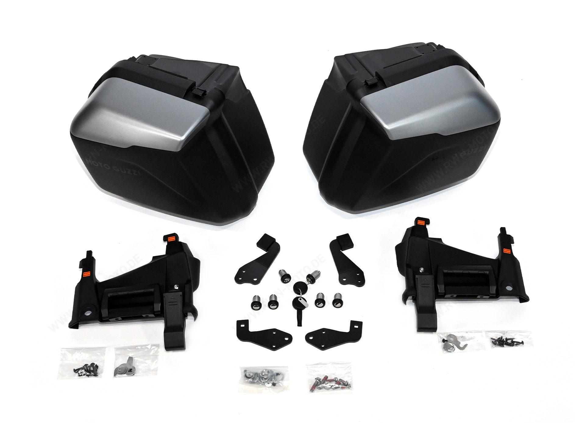 Side case set for Moto Guzzi Stelvio (24-) / V100 Mandello