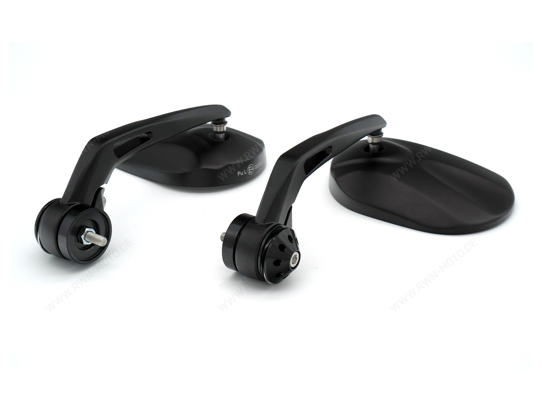 Handlebar end mirror, black for Moto Guzzi V7 850 2021-