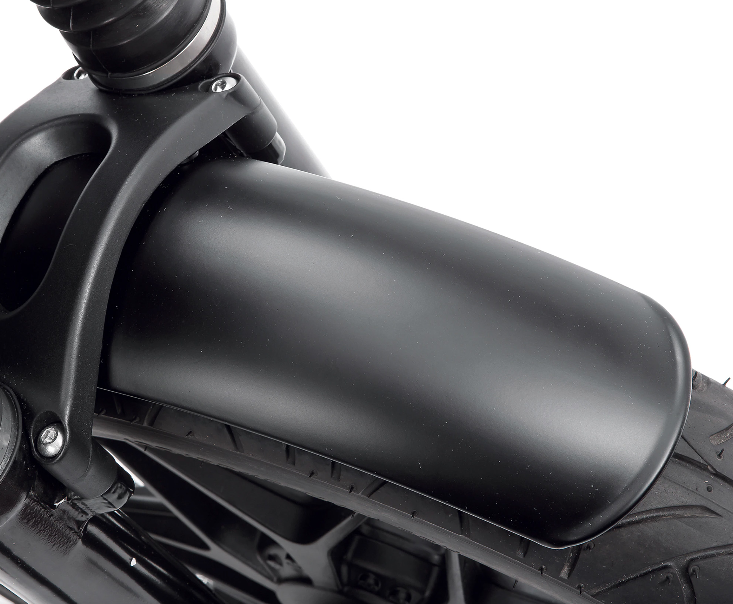 Fender aluminum, pair, black for Moto Guzzi V7 I+II, V7 III