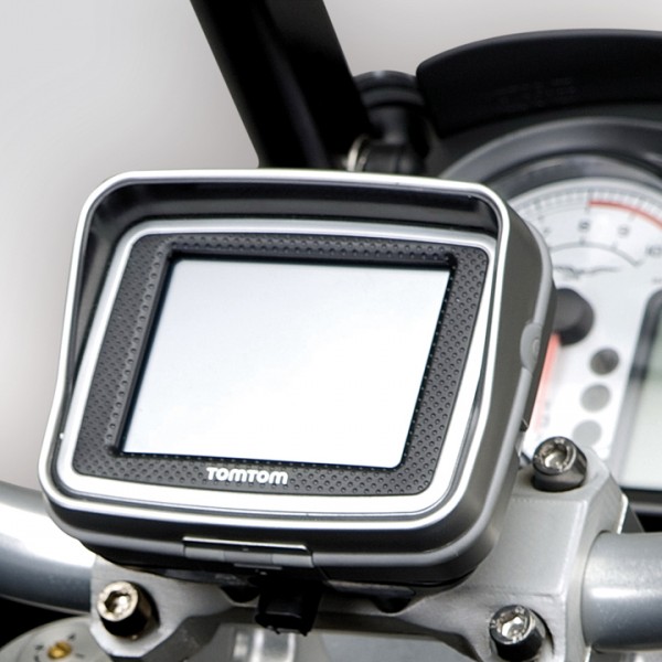 Moto Guzzi Stelvio holder navigation system Tom Tom Rider II