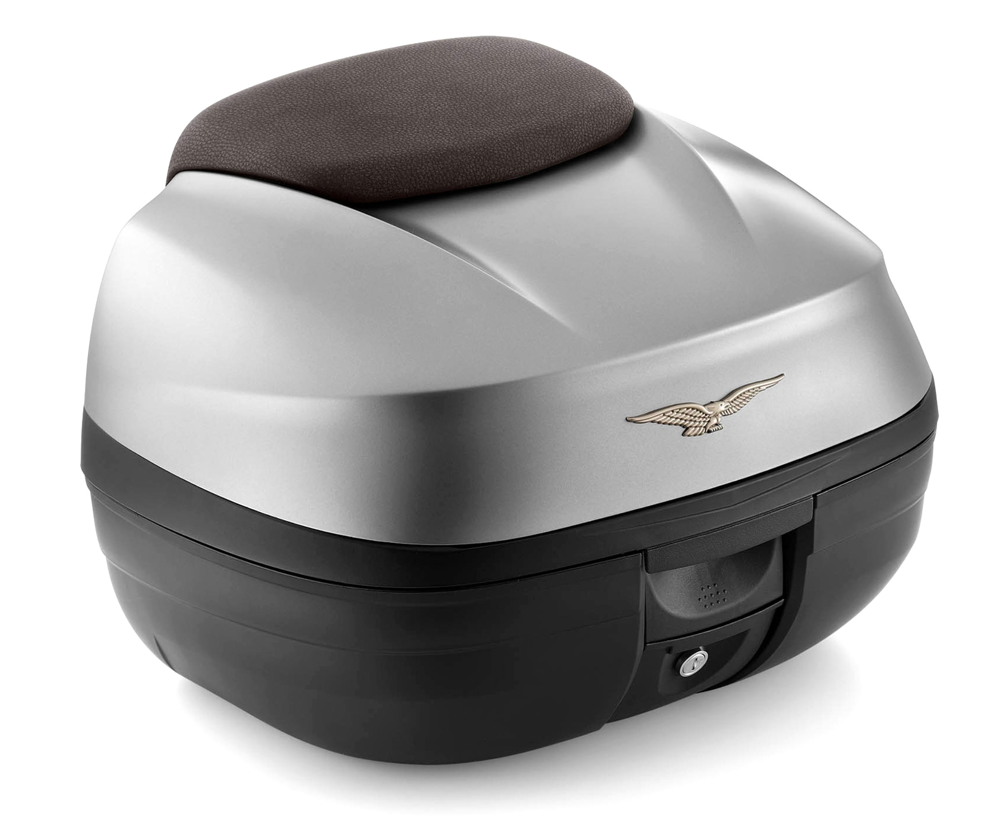 Top Case 37 l (incl. brown back pad) for Moto Guzzi V100 Mandello