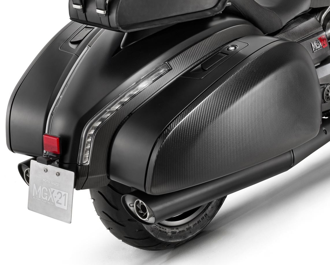 Original exhaust system slip-on for Moto Guzzi MGX 21