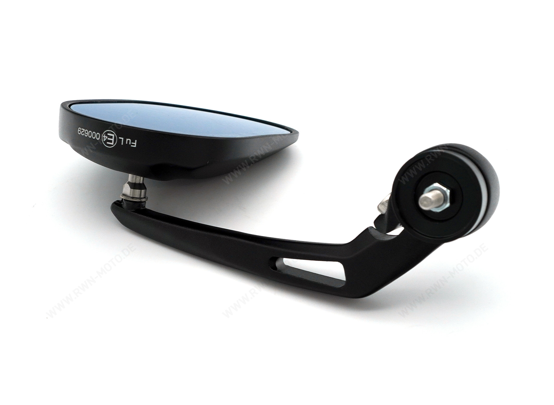 Handlebar end mirror, black for Moto Guzzi V7 850 2021-