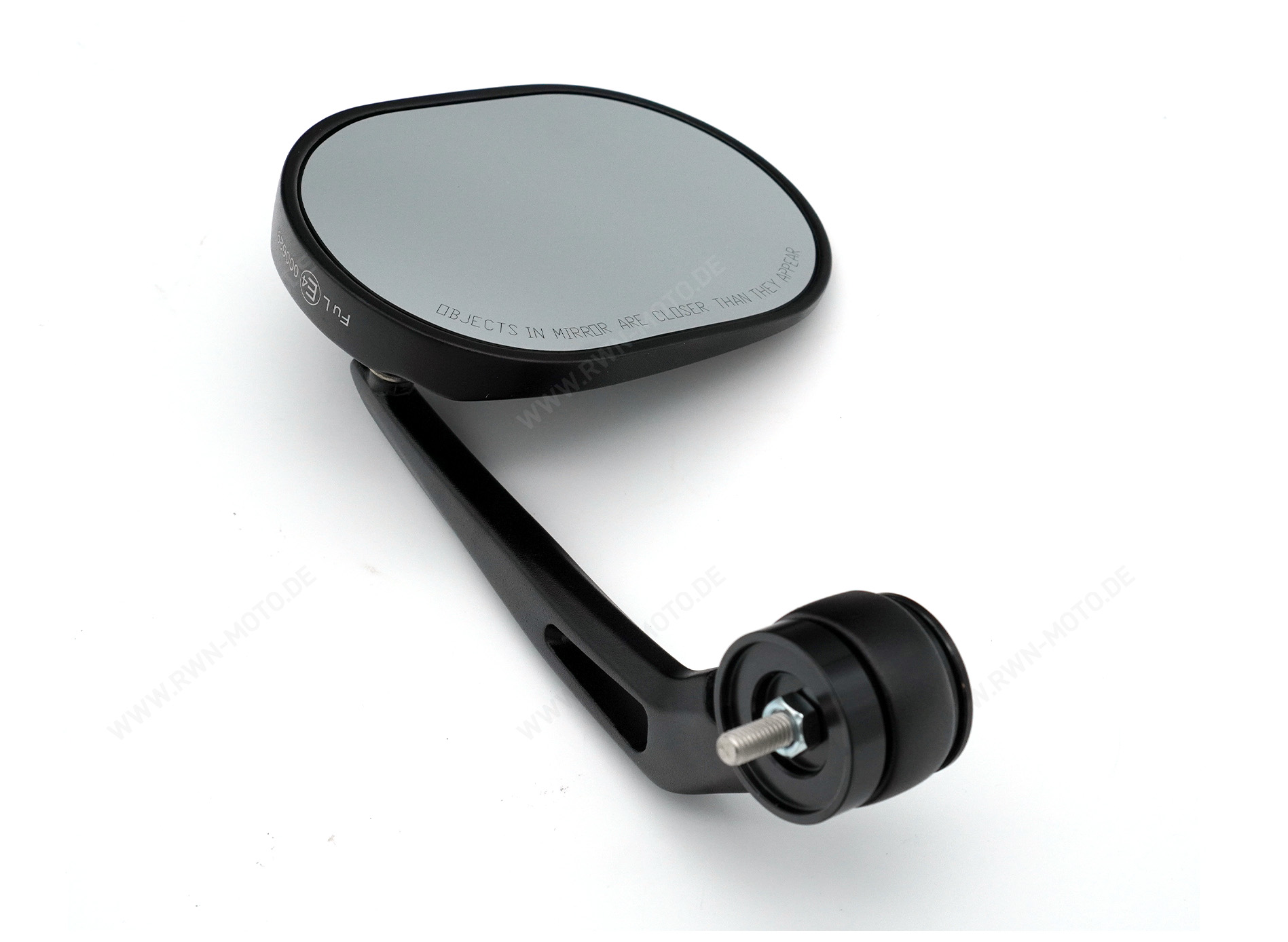 Handlebar end mirror, black for Moto Guzzi V7 850 2021-
